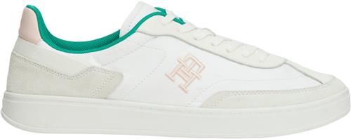 Tommy Hilfiger TH Heritage Court Sneaker Kvinde White/olympic Green Sneakers Str 40 - hos Magasin