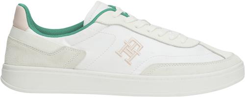 Tommy Hilfiger TH Heritage Court Sneaker Kvinde White/olympic Green Sneakers Str 39 - hos Magasin