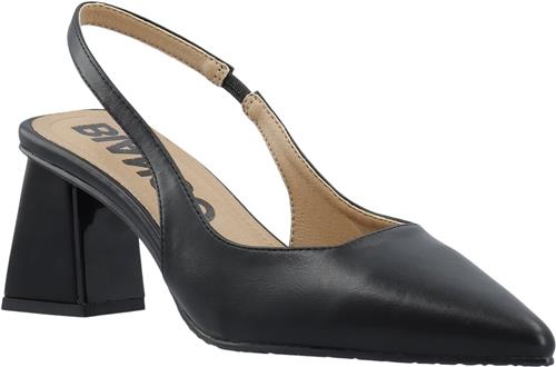 Bianco Biamaralyn Slingback Smoth Faux Leather Kvinde Black Slingbacks Str 40 - hos Magasin