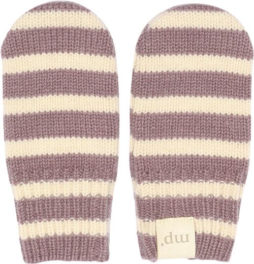 mpKids Bergen Striped Mittens 1-2Y - Vanter & Luffer Uld hos Magasin