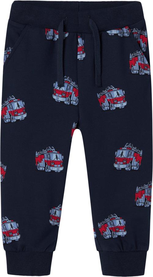 Se Name It Nmmobil Nreg Sweat Pant BRU Str 92 - Blå Bukser Bomuld hos Magasin ved Magasin