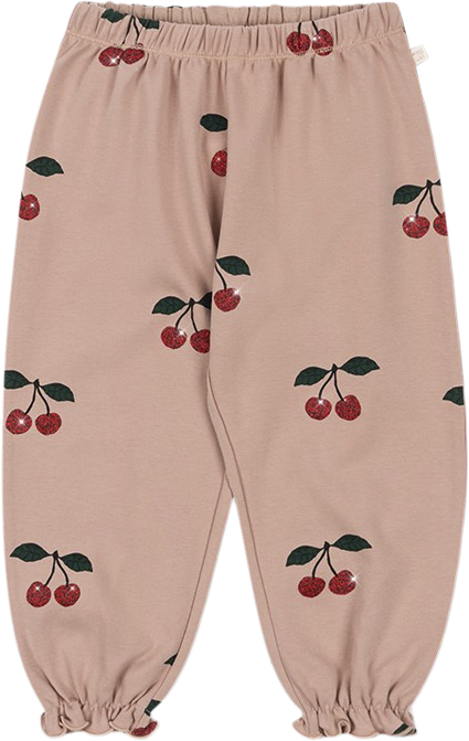 Konges Sløjd Malli Cherry Glitter Pants Gots Str 5-6Y - P00053 Bluser Bomuld hos Magasin