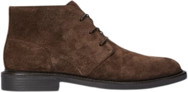 Se Polo Ralph Lauren Suedeasher Chukka-bo-mcb Mand Chocolate Brown Snørestøvler Str 45 - hos Magasin ved Magasin