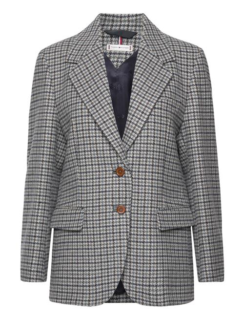 Tommy Hilfiger Over D Wool Check Sb Blazer Tommy Hilfiger Black