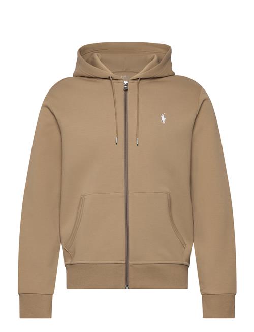 Se Polo Ralph Lauren Double-Knit Full-Zip Hoodie Polo Ralph Lauren Brown ved Booztlet