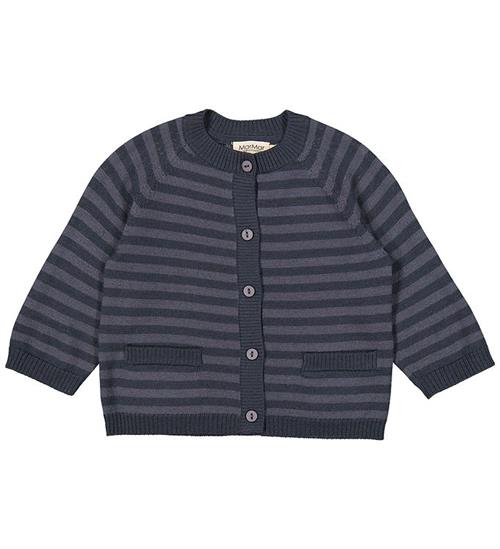 Se MarMar Cardigan - Uld - Taki - Deep Lake Stripe ved KidsWorld