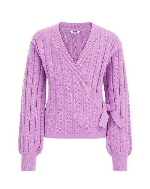 Se WE Fashion Cardigan  lilla ved About You