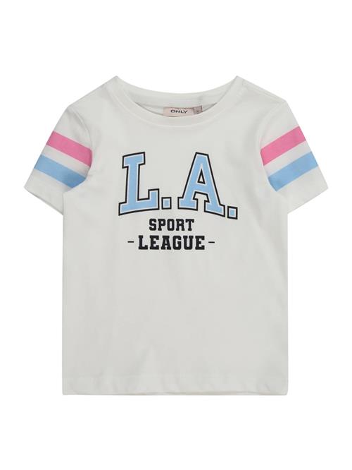 Se KIDS ONLY Bluser & t-shirts 'VERA'  himmelblå / lys pink / sort / naturhvid ved About You