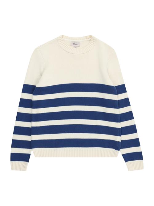 Se KIDS ONLY Pullover 'SAGA'  navy / hvid ved About You