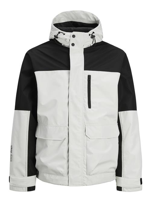 JACK & JONES Funktionsjakke 'Hike'  sort / hvid