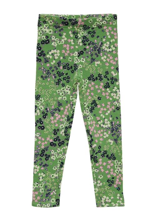 Se s.Oliver Leggings  grøn / lilla / pink / hvid ved About You