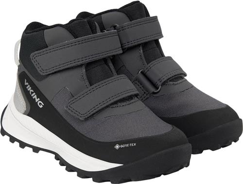 Viking Expower Mid GTX 2V Charcoal Sneakers Str 24 - Gummi hos Magasin