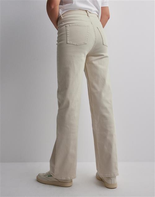 Se JJXX - Beige - Jxaja Stra Ctn Hw Pant Pnt ved Nelly