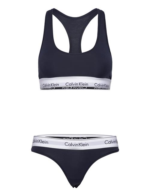 Unlined Bra Set Calvin Klein Navy