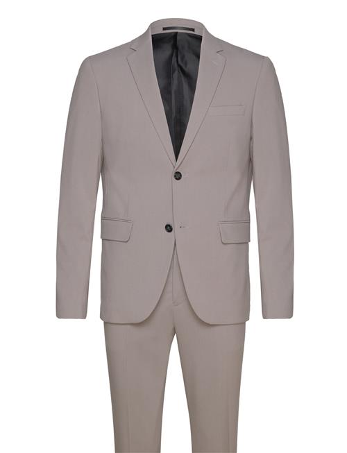 Lindbergh Plain Mens Suit - Normal Lenght Lindbergh Beige