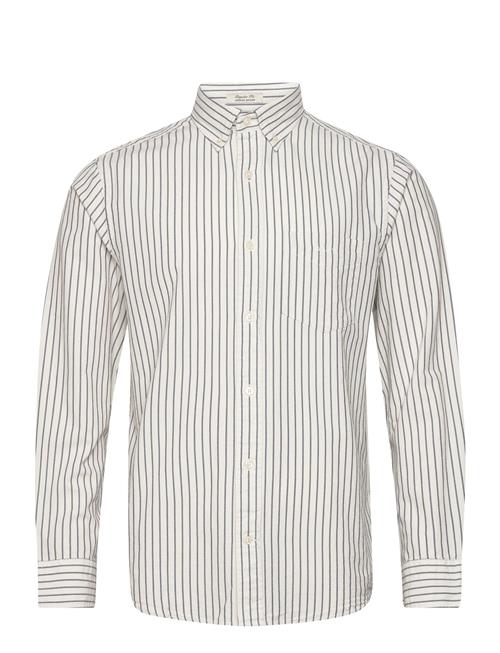 GANT Reg Archive Oxford Stripe Shirt GANT Cream