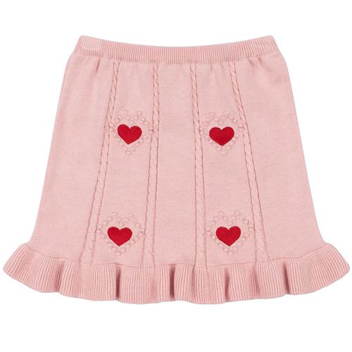 Konges Sløjd SOLEIL KNIT SKIRT GOTS | Lyserød | 3 years