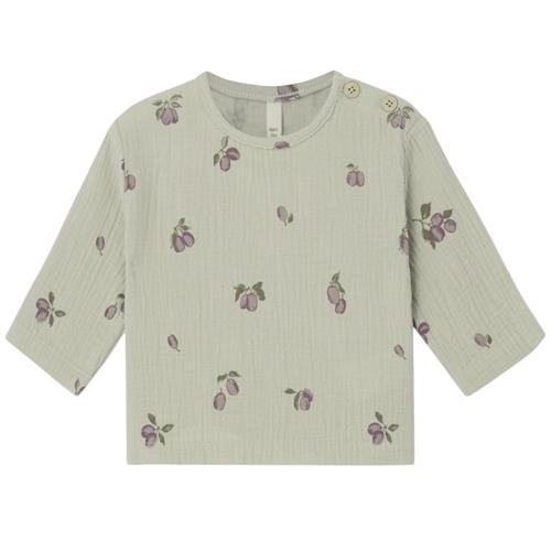 garbo&friends Muslin top baby bomuld Prune Green | Grønn | 62/68 cm