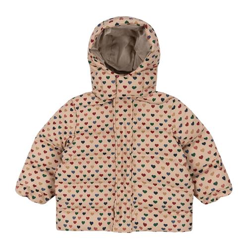 Konges Sløjd ACE RAIN JACKET COEUR COLORÈ FRAPPE | Beige | 7-8 years