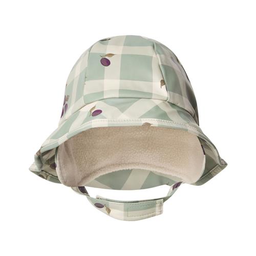 garbo&friends Prune Check Hat i Green | Grønn | 54/56 cm