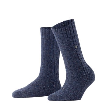 Burlington Strømper Tweed Tales Wool Sock Marineblå Str 36/41 Dame