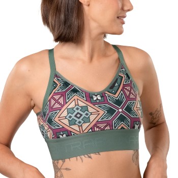 Kari Traa Bh Fröya Wool Sports Bra Grøn polyester Large Dame