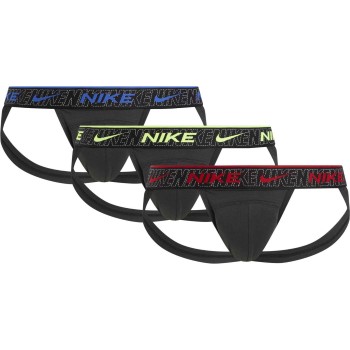 Nike 9P Everyday Cotton Stretch Jockstrap Flerfarvet-2 bomuld X-Large Herre