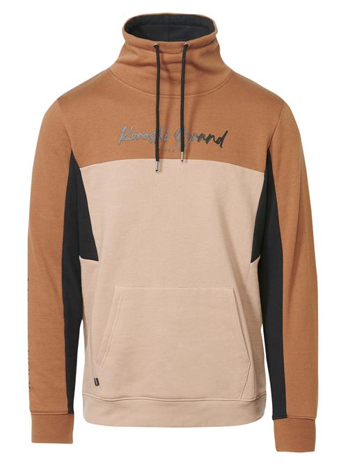 KOROSHI Sweatshirt  beige / brun / sort