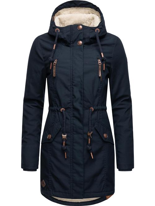 Ragwear Vinterparka 'Elsie'  blå / navy / hvid