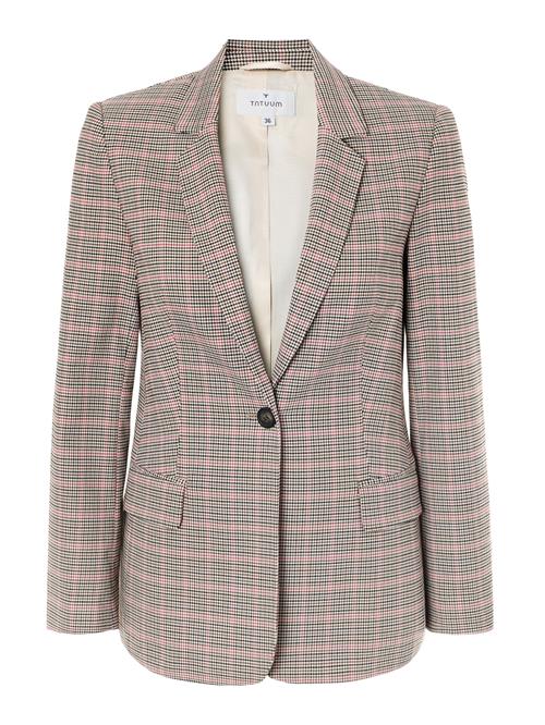 TATUUM Blazer 'Lamia'  creme / brun / lys pink / sort