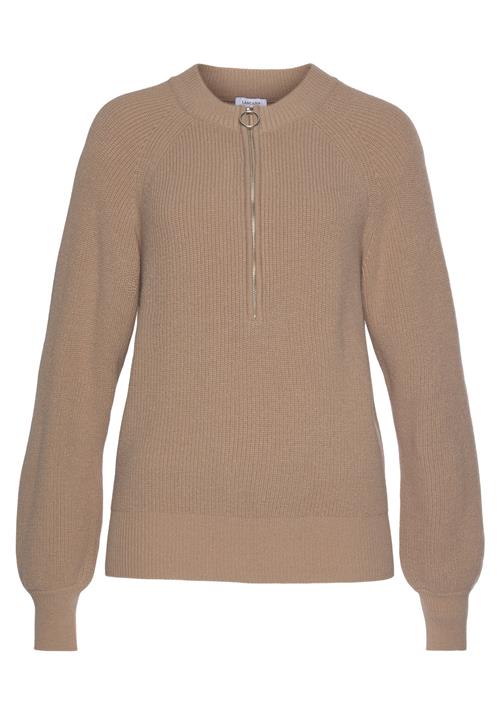 LASCANA Pullover  mørkebeige