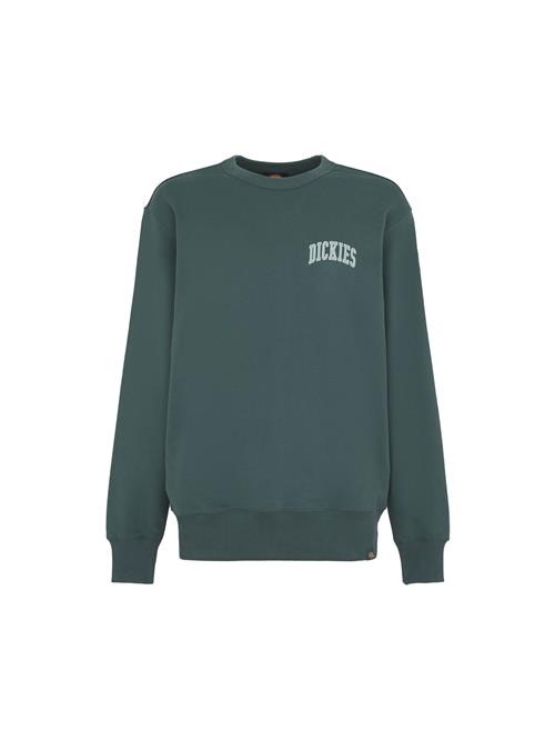 DICKIES Sweatshirt 'Aitkin'  smaragd / gran / hvid