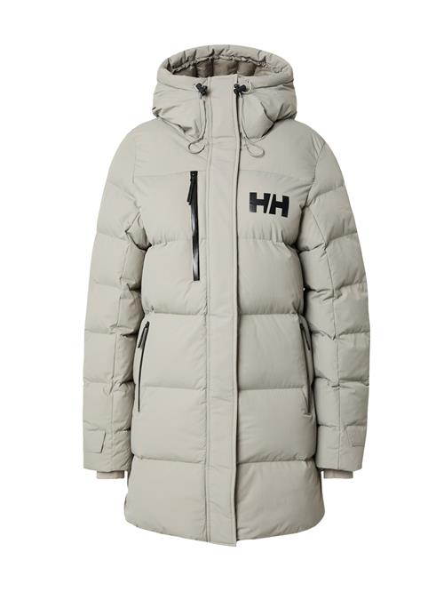 HELLY HANSEN Vinterfrakke 'ADORE'  lysegrå / sort