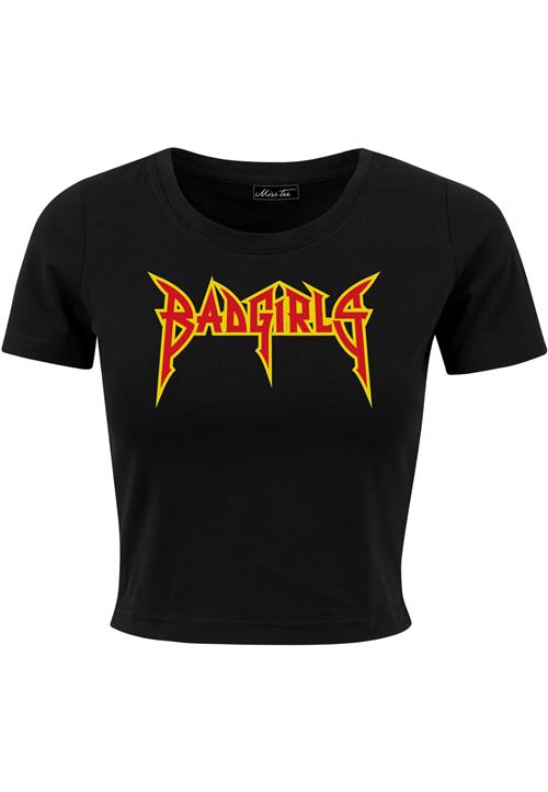 Se Mister Tee Shirts 'Badgirls'  gul / hummer / sort ved About You