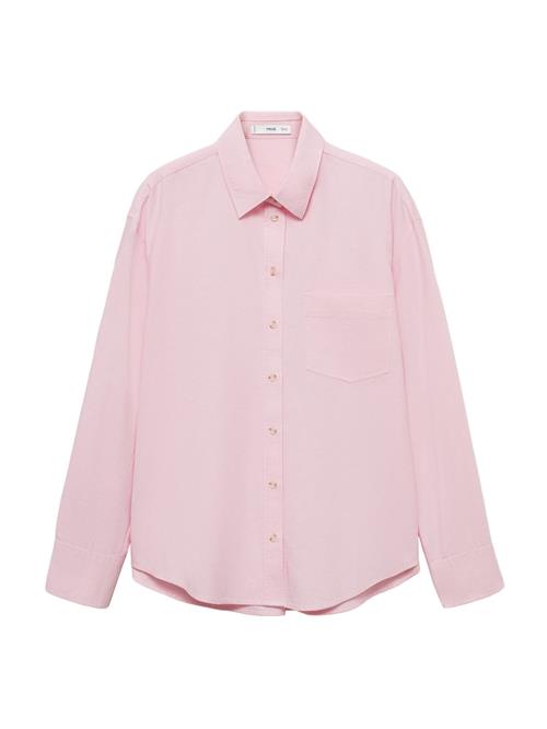 MANGO Bluse 'MARBLE'  lyserød