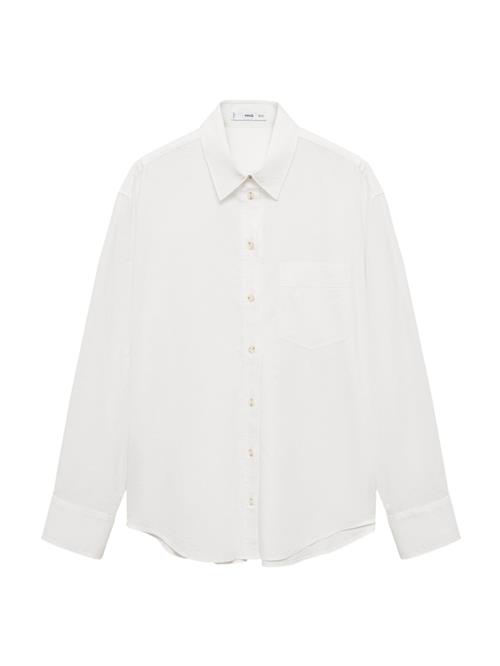 MANGO Bluse 'MARBLE'  offwhite