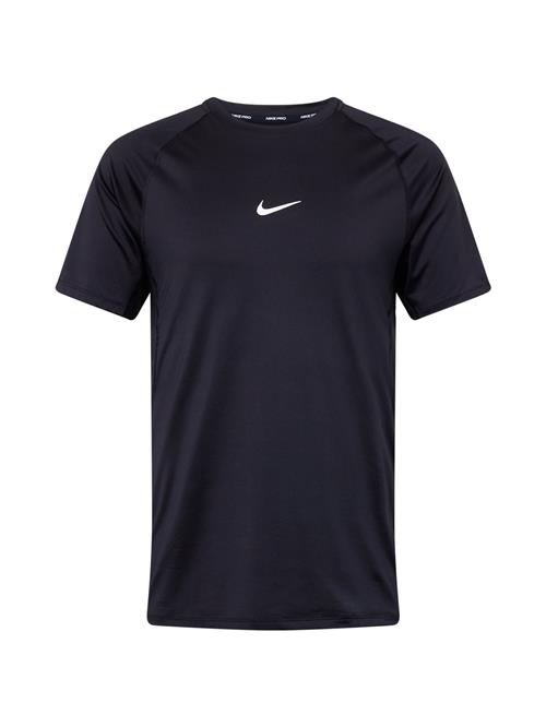 NIKE Funktionsskjorte  sort / hvid