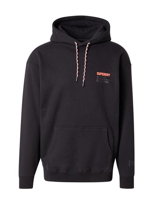 Superdry Sweatshirt  lysegrå / mandarin / sort