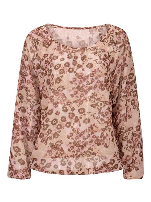 Se Linea Tesini by heine Bluse  beige / brun / pink ved About You