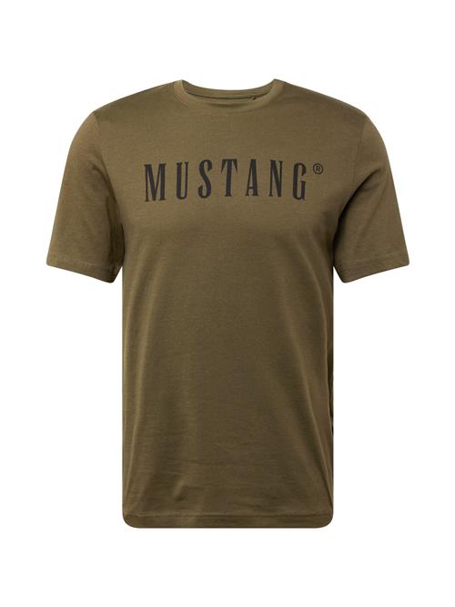 MUSTANG Bluser & t-shirts 'AUSTIN'  lysebrun / sort