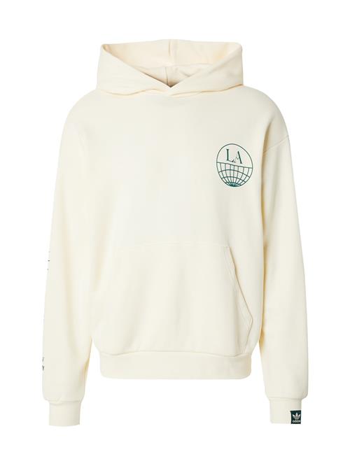 ADIDAS ORIGINALS Sweatshirt 'LA WORLD'  gran / hvid