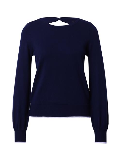 Se VERO MODA Pullover 'VMALMA'  navy / hvid ved About You