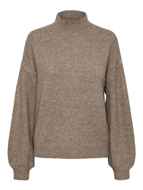 PIECES Pullover 'JANICIA'  mokka