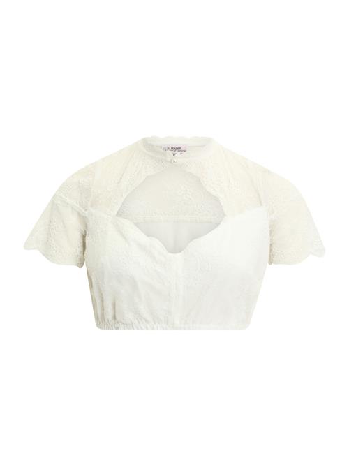 MARJO Dirdnl-bluse 'Henni-Ninette'  offwhite