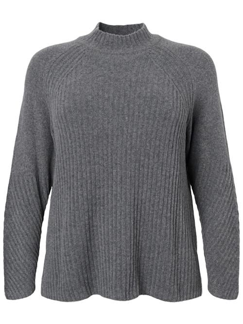 Zizzi Pullover 'Comfy'  mørkegrå