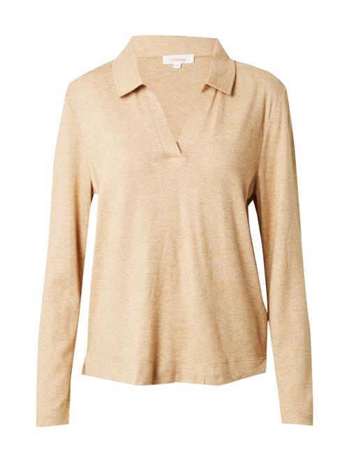 s.Oliver Shirts  beige-meleret