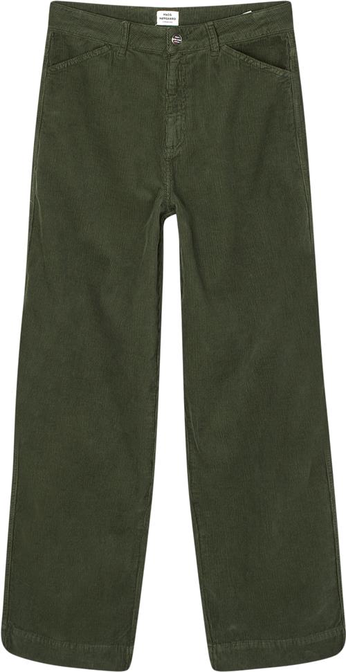 Mads Nørgaard - Copenhagen Mini Cord Cargo Pants Kvinde Grøn Cargo Bukser Str 46 - hos Magasin