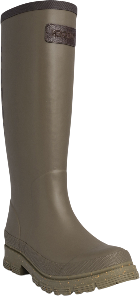 Woden Le Waterproof Kvinde Dark Olive Gummistøvler Str 37 - Polyester hos Magasin