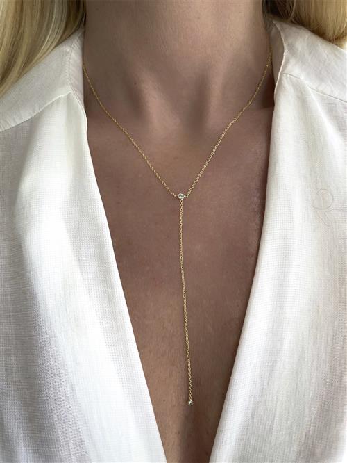 With love darling Lariat Necklace ONE SIZE - Halskæder Med Vedhæng hos Magasin