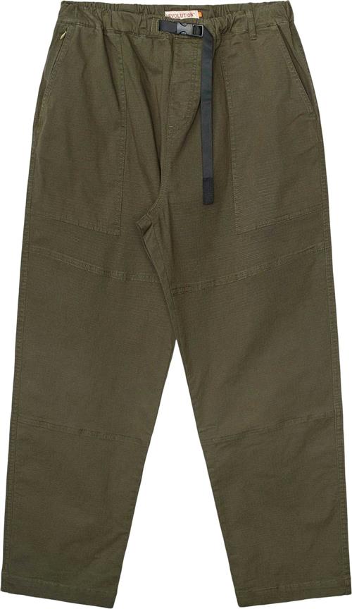 RVLT / Revolution Worker Trousers Mand Army Casual Bukser Str L - hos Magasin